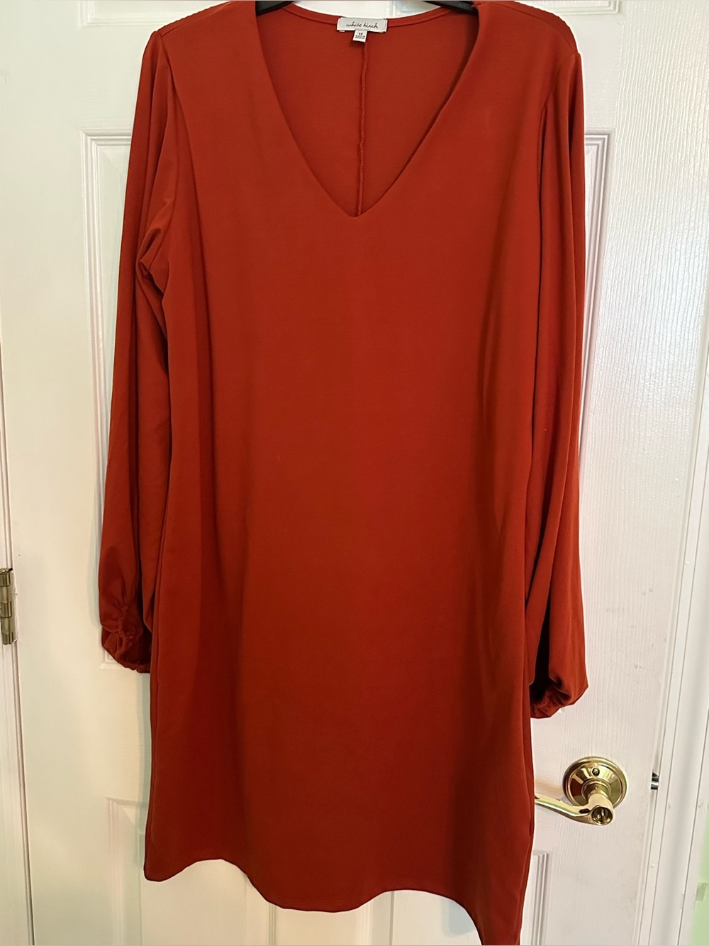 NWOT WHITE BIRCH V NECK DRESS
